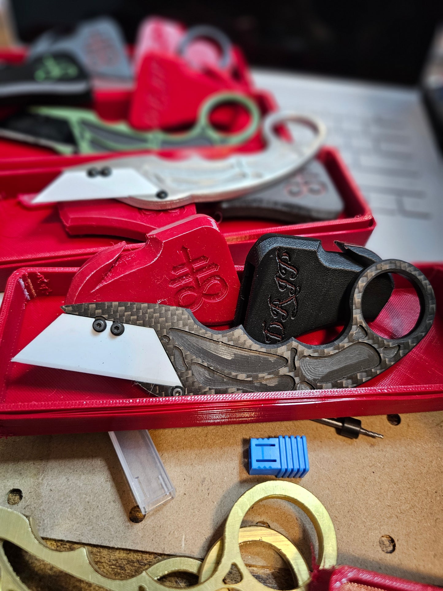 Carbon fiber edc tool.