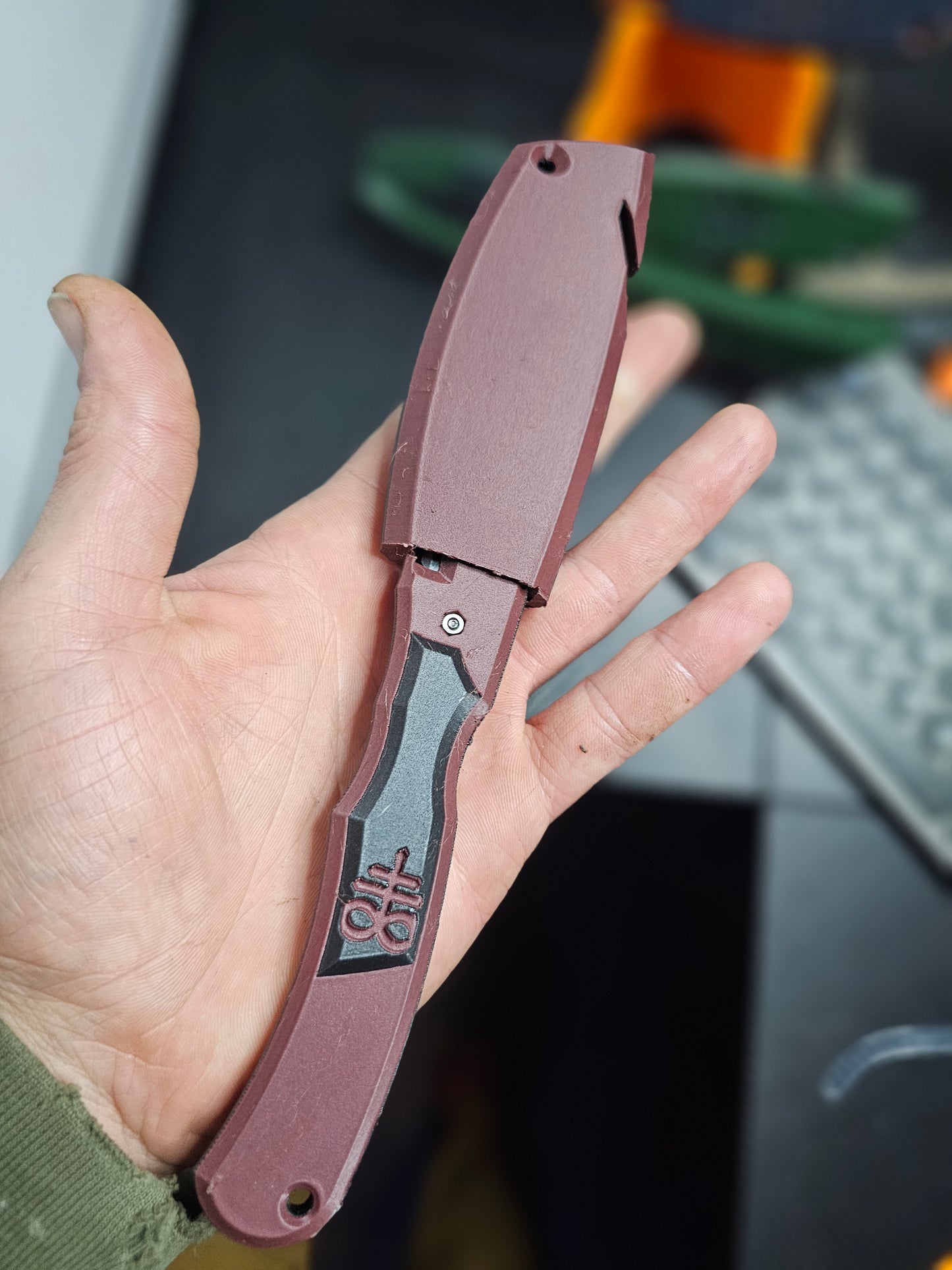 Blood red carbon fiber