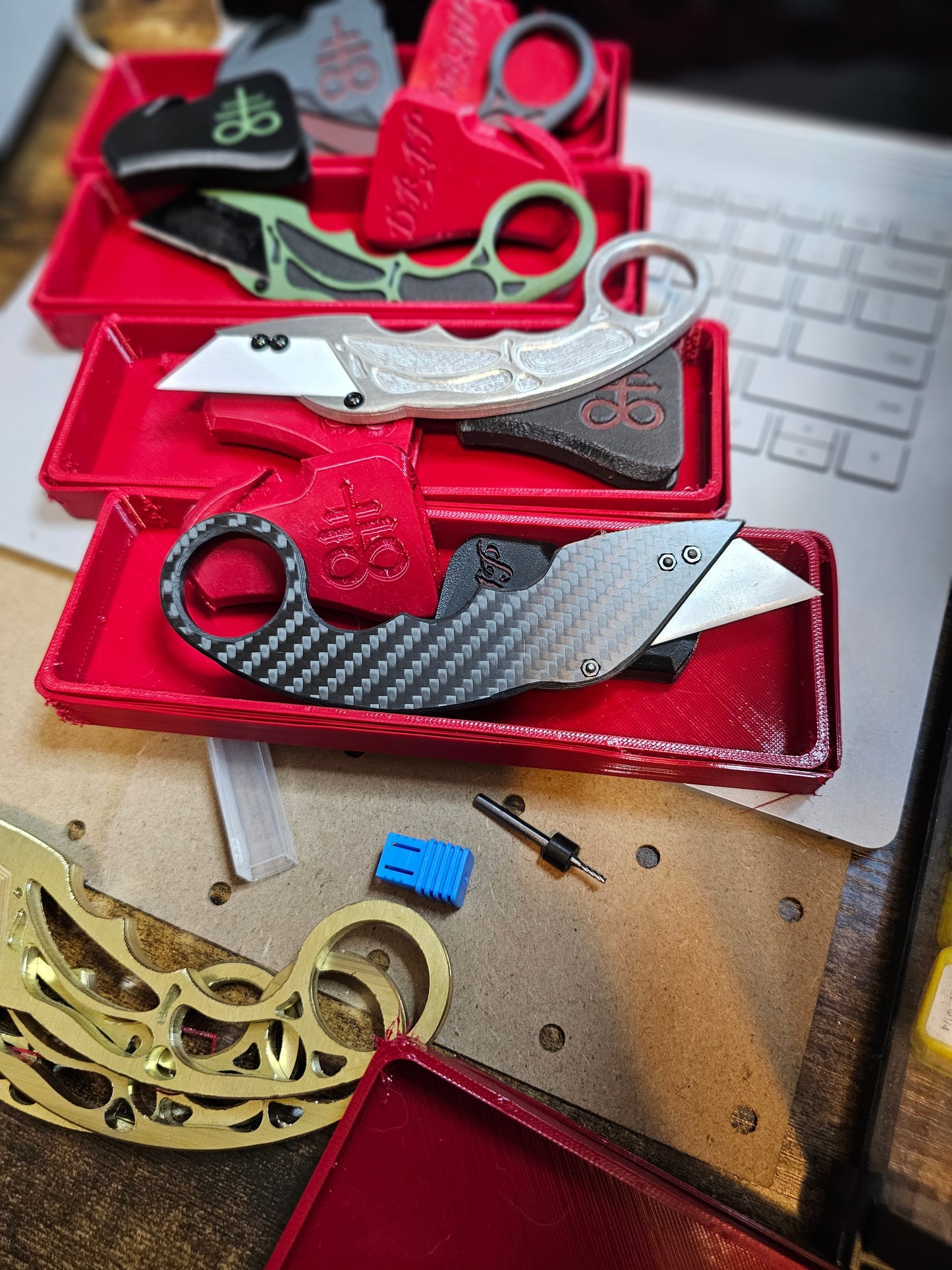 Carbon fiber edc tool.