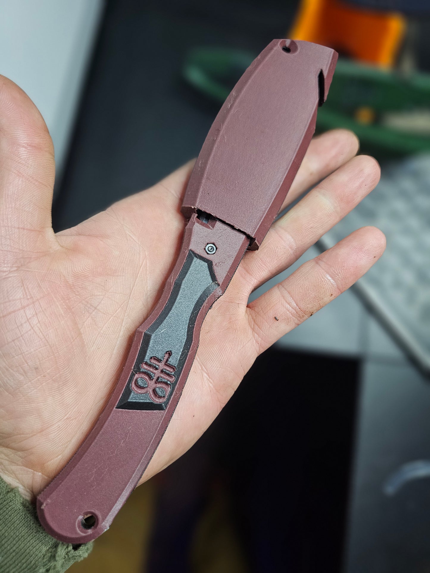 Blood red carbon fiber