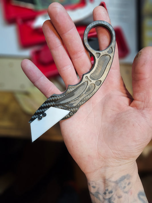 Carbon fiber edc tool.