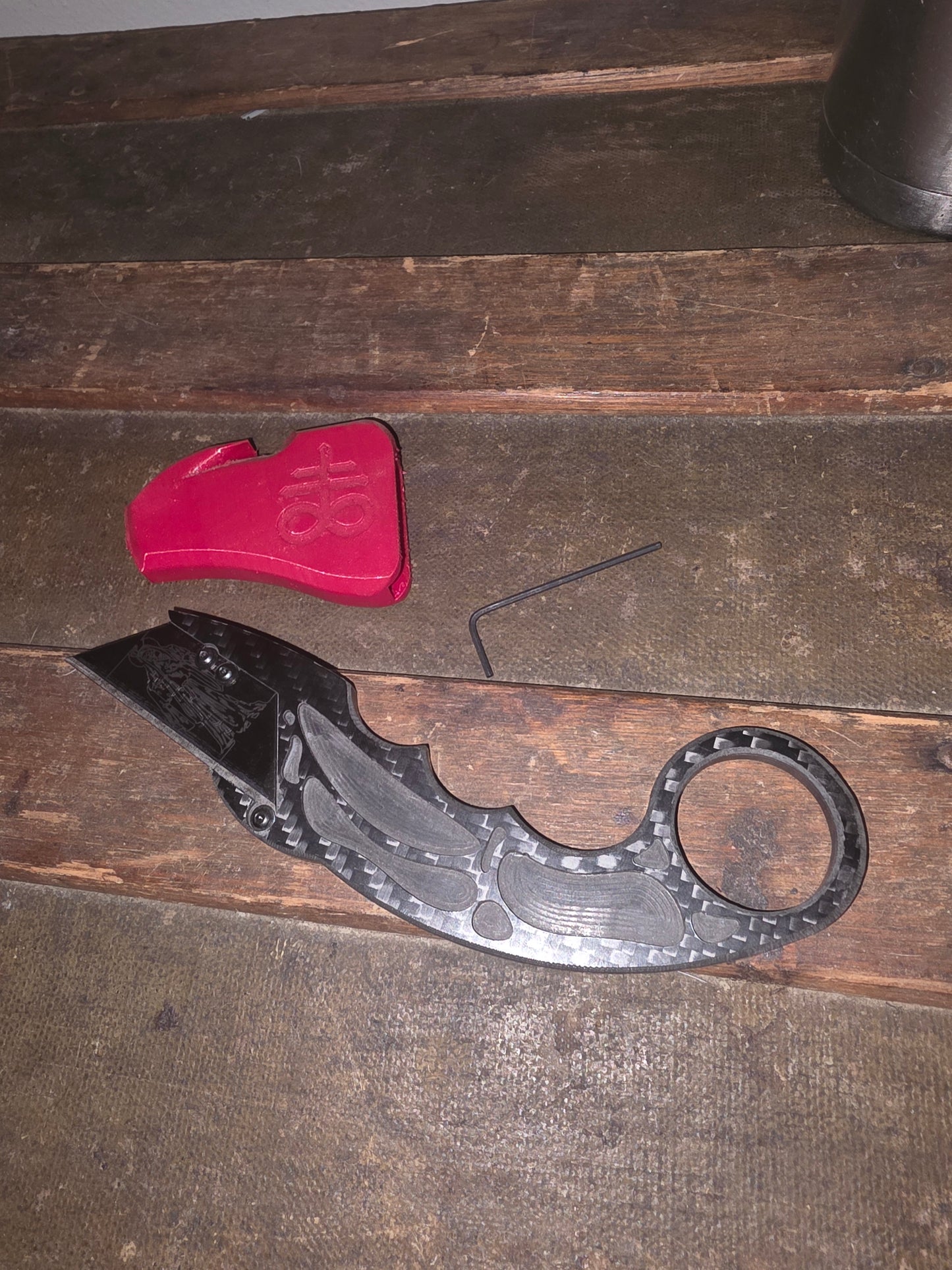 Carbon fiber edc tool.